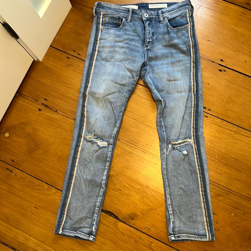 Anthropologie slim boyfriend midrise jeans size 27